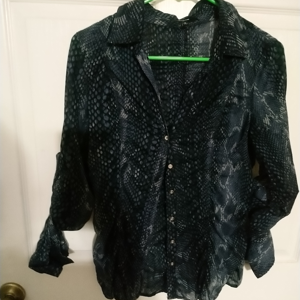 Leopard print blouse